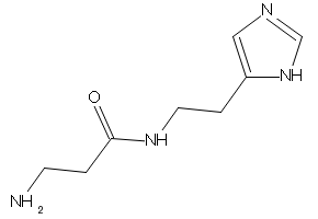 N-(2-(1H-IMIDAZOL-5-YL)ETHYL)-3-AMINOPROPANAMIDE structure, CAS 56897-53-1