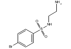 N-(2-AMINOETHYL)-4-BROMOBENZENESULFONAMIDE structure, CAS 90002-56-5