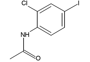 N-(2-CHLORO-4-IODOPHENYL)ACETAMIDE structure, CAS 135050-05-4