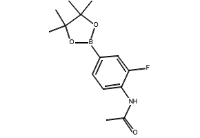 N-(2-FLUORO-4-(4,4,5,5-TETRAMETHYL-1,3,2-DIOXABOROLAN-2-YL)PHENYL)ACETAMIDE structure, CAS 269410-27-7
