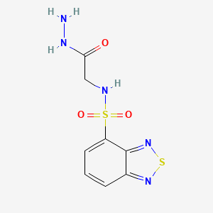 N-(2-HYDRAZINYL-2-OXOETHYL)BENZO[C][1,2,5]THIADIAZOLE-4-SULFONAMIDE structure, CAS 175203-26-6