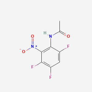 N-(3,4,6-TRIFLUORO-2-NITROPHENYL)ACETAMIDE structure, CAS 388-11-4