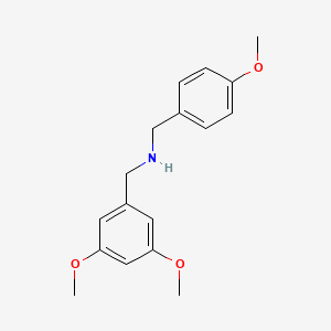 N-(3,5-DIMETHOXYBENZYL)-1-(4-METHOXYPHENYL)METHANAMINE structure, CAS 356093-54-4