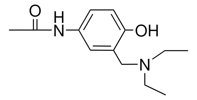 N-(3-((DDIETHYLAMINO)METHYL)-4-HYDROXYPHENYL)ACETAMIDE structure, CAS 121-78-8