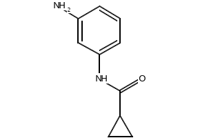 N-(3-AMINOPHENYL)CYCLOPROPANECARBOXAMIDE structure, CAS 879127-21-6