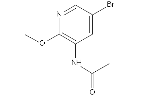 N-(3-BROMO-5-NITROPYRIDIN-2-YL)ACETAMIDE structure, CAS 1065074-93-2