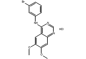 N-(3-BROMOPHENYL)-6,7-DIMETHOXYQUINAZOLIN-4-AMINE HYDROCHLORIDE structure, CAS 183322-45-4