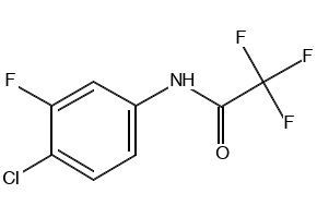 N-(3-CHLORO-4-METHYLPHENYL)-2,2,2-TRIFLUOROACETAMIDE structure, CAS 64694-83-3