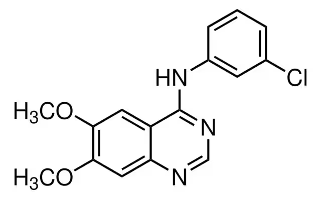 N-(3-CHLOROPHENYL)-6,7-DIMETHOXYQUINAZOLIN-4-AMINE structure, CAS 175178-82-2