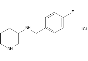 N-(3-FLUOROPHENYL)PIPERIDIN-4-AMINE HYDROCHLORIDE structure, CAS 923565-91-7