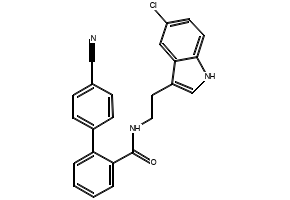 N-(4-(DIMETHYLAMINO)PHENETHYL)-3-ETHYL-5-FLUORO-1H-INDOLE-2-CARBOXAMIDE structure, CAS 868273-09-0