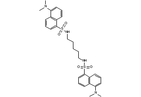 N-(4-AMINOBUTYL)-5-(DIMETHYLAMINO)NAPHTHALENE-1-SULFONAMIDE structure, CAS 34987-21-8