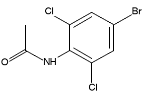 N-(4-BROMO-2,6-DICHLOROPHENYL)ACETAMIDE structure, CAS 13953-09-8