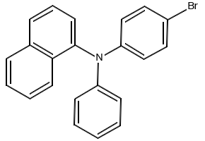 N-(4-BROMOPHENYL)-N-PHENYLNAPHTHALEN-1-AMINE structure, CAS 138310-84-6