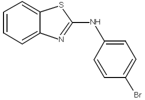 N-(4-BROMOPHENYL)BENZO[D]THIAZOL-2-AMINE structure, CAS 6278-86-0