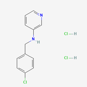 N-(4-CHLOROBENZYL)PYRIDIN-3-AMINE DIHYDROCHLORIDE structure, CAS 13159-78-9