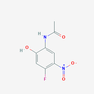 N-(4-FLUORO-2-HYDROXY-5-NITROPHENYL)ACETAMIDE structure, CAS 137589-57-2