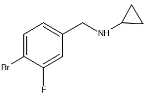 N-(4-FLUOROBENZYL)CYCLOPROPANAMINE structure, CAS 625437-46-9