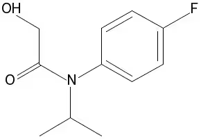 N-(4-FLUOROPHENYL)-2-HYDROXY-N-ISOPROPYLACETAMIDE structure, CAS 54041-17-7