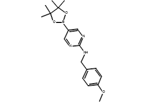 N-(4-METHOXYBENZYL)-5-(4,4,5,5-TETRAMETHYL-1,3,2-DIOXABOROLAN-2-YL)PYRIMIDIN-2-AMINE structure, CAS 1218790-01-2