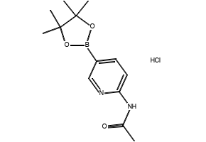 N-(5-(4,4,5,5-TETRAMETHYL-1,3,2-DIOXABOROLAN-2-YL)PYRIDIN-2-YL)ACETAMIDE HYDROCHLORIDE structure, CAS 1150561-64-0