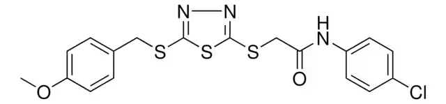 N-(5-(TERT-BUTYL)-1,3,4-THIADIAZOL-2-YL)-2-(4-CHLOROPHENYL)ACETAMIDE structure, CAS 431992-27-7