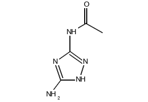 N-(5-AMINO-1H-1,2,4-TRIAZOL-3-YL)ACETAMIDE structure, CAS 80616-55-3