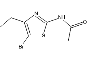 N-(5-BROMO-4-ETHYLTHIAZOL-2-YL)ACETAMIDE structure, CAS 1267904-60-8