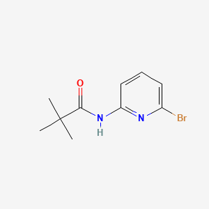 N-(6-BROMOPYRIDIN-2-YL)-2,2-DIMETHYLPROPIONAMIDE structure, CAS 221087-47-4