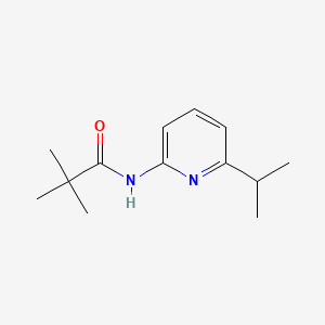 N-(6-ISOPROPYLPYRIDIN-2-YL)-2,2-DIMETHYLPROPIONAMIDE structure, CAS 857292-64-9