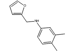 N-(FURAN-2-YLMETHYL)-3,4-DIMETHOXYANILINE structure, CAS 436088-80-1