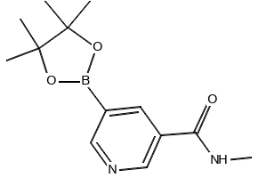 N-(TERT-BUTYL)-5-(4,4,5,5-TETRAMETHYL-1,3,2-DIOXABOROLAN-2-YL)NICOTINAMIDE structure, CAS 1218790-03-4