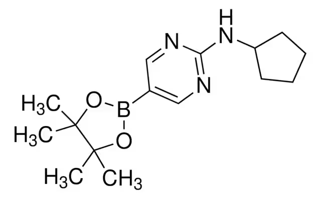 N-(TERT-BUTYL)-5-(4,4,5,5-TETRAMETHYL-1,3,2-DIOXABOROLAN-2-YL)PYRIMIDIN-2-AMINE structure, CAS 1218791-43-5