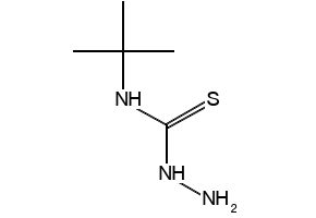 N-(TERT-BUTYL)HYDRAZINECARBOTHIOAMIDE structure, CAS 13431-39-5
