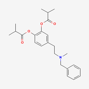 N-BENZYL-2-(3,4-DIISOBUTOXYCARBONYLYPHENYL)-N-METHYLETHANAMINE structure, CAS 96025-47-7
