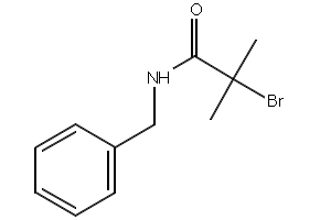 N-BENZYL-2-BROMO-2-METHYLPROPANAMIDE structure, CAS 60110-37-4
