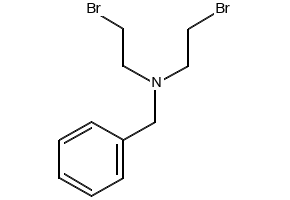N-BENZYL-2-BROMO-N-(2-BROMOETHYL)ETHANAMINE structure, CAS 24468-88-0