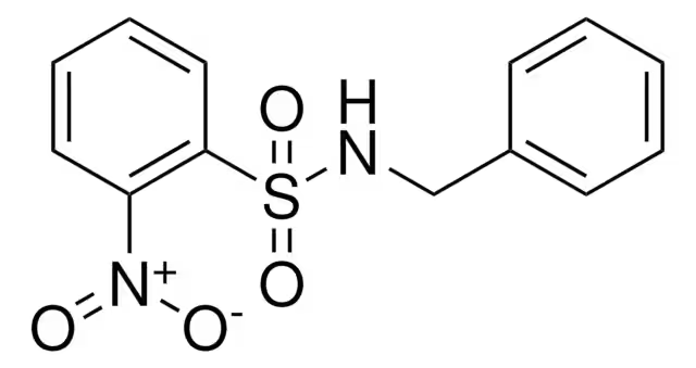 N-BENZYL-2-NITROBENZENESULFONAMIDE structure, CAS 42060-32-2