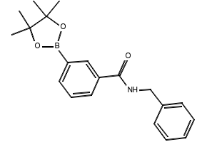 N-BENZYL-3-(4,4,5,5-TETRAMETHYL-1,3,2-DIOXABOROLAN-2-YL)BENZAMIDE structure, CAS 1048647-68-2
