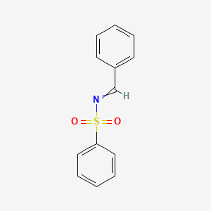 N-BENZYLIDENEBENZENESULFONAMIDE structure, CAS 13909-34-7