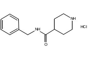 N-BENZYLPIPERIDINE-4-CARBOXAMIDE HYDROCHLORIDE structure, CAS 101264-48-6