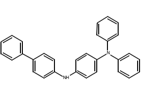 N-BIPHENYL-4-YL-N',N'-DIPHENYLBENZENE-1,4-DIAMINE structure, CAS 880800-19-1