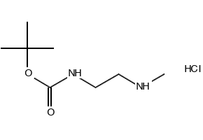 N-BOC-2-METHYLAMINO-ETHYLAMINE HYDROCHLORIDE structure, CAS 202207-79-2