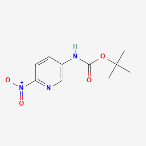 N-BOC-3-AMINO-6-NITROPYRIDINE structure, CAS 96721-84-5