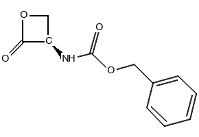N-CARBOBENZYLOXY-D-SERINE-BETA-LACTONE structure, CAS 98632-91-8