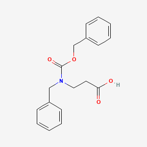 N-CBZ-N-BZL-BETA-ALANINE structure, CAS 252919-08-7