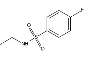 N-ETHYL-4-FLUOROBENZENESULFONAMIDE structure, CAS 383-48-2