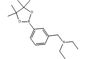 N-ETHYL-N-(3-(4,4,5,5-TETRAMETHYL-1,3,2-DIOXABOROLAN-2-YL)BENZYL)ETHANAMINE structure, CAS 1260900-80-8