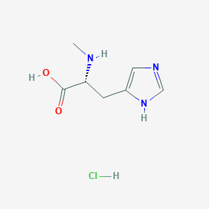 N-ME-D-HIS-OH HCL structure, CAS 200927-06-6