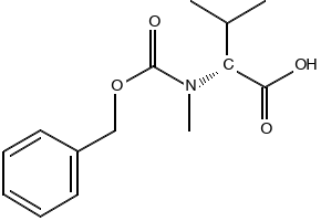 N-ME-D-VAL-OH HCL structure, CAS 210830-32-3